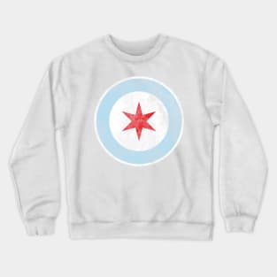 City of Chicago Flag Star Crewneck Sweatshirt